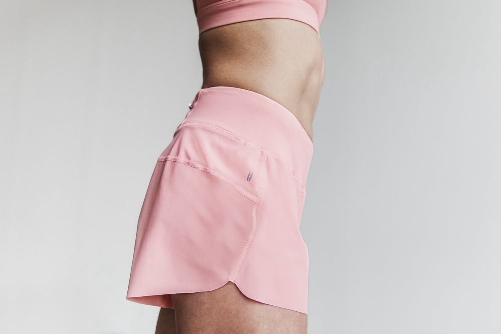 NOBULL Women's Pace 3" Shorts - Quartz Pink - Ireland (1063AYSCV)